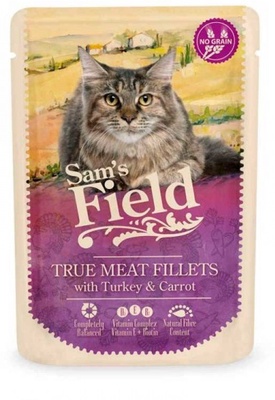 Sam's Field Adult Filetes Pavo y Zanahorias Sobre 85 g