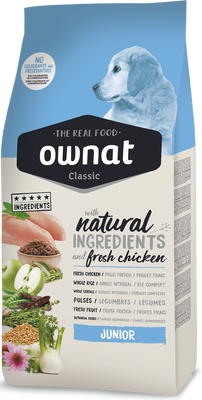 Pienso Perros Ownat Classic Junior Cachorros 12 kg