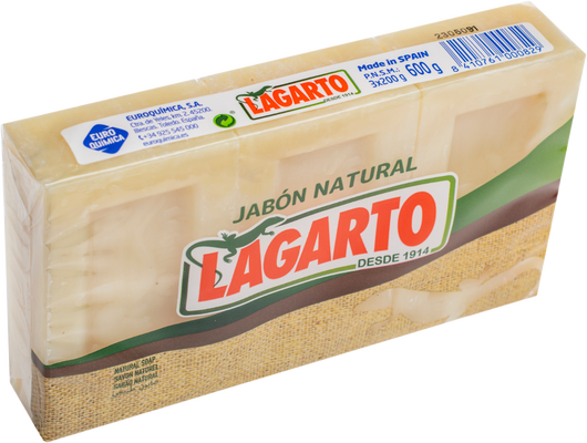 Jabon Lagarto Pastillas 3x200g