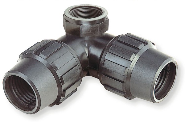 Acople Manguera Riego Codo Igual 3 Salidas 32-32 (3/4)