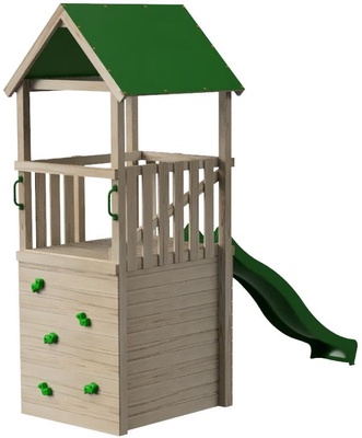 Parque Infantil Tibidabo Lona L con Casita y Rampa de Escalada