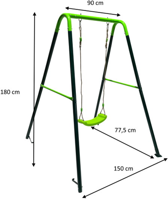 Columpio Metal Masgames Babol