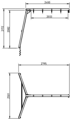 Parque Infantil Kiosk L con Columpio Doble