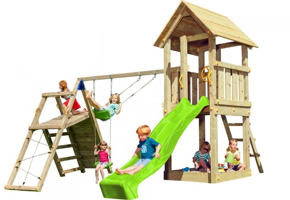 Parque Infantil Kiosk L con Challenger