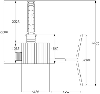 Parque Infantil Taga L con Columpio Individual