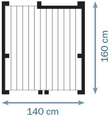 Parque Infantil Pagoda L con Columpio Doble