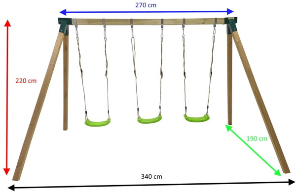 Columpio Masgames Nori Triple