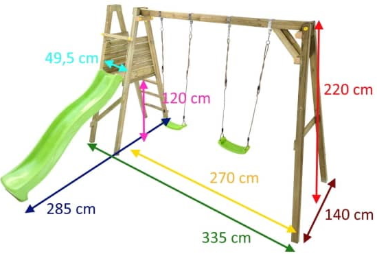 Parque Infantil Lignum + Asiento Bebe