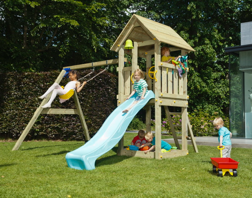 Parque Infantil Kiosk XL con Columpio Individual