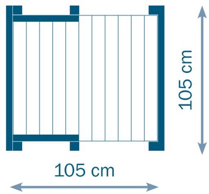 Parque Infantil Kiosk XL con Columpio Individual