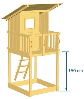 Parque Infantil Beach Hut XL