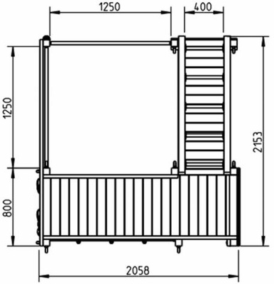 Parque Infantil Crossfit XL con Barra Bombero