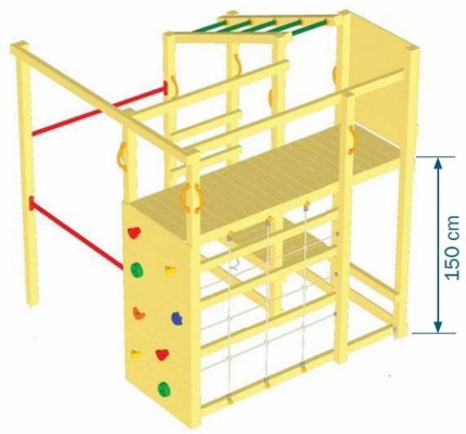 Parque Infantil Crossfit XL con Tobogan Parque Infantil Crossfit XL con Tobogan
