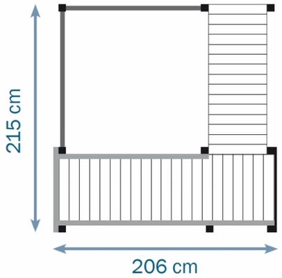 Parque Infantil Crossfit XL con Tobogan Parque Infantil Crossfit XL con Tobogan