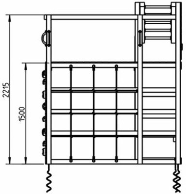 Parque Infantil Crossfit XL con Tobogan y Columpio Individual