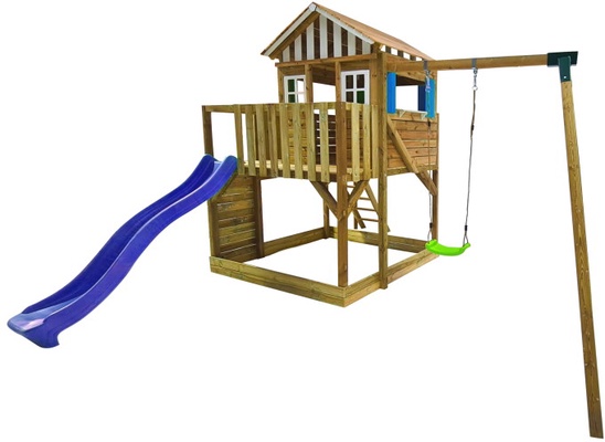 Parque Infantil Lollipop XL con Columpio Individual