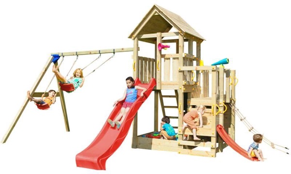 Parque Infantil Penthouse XL con Columpio Doble