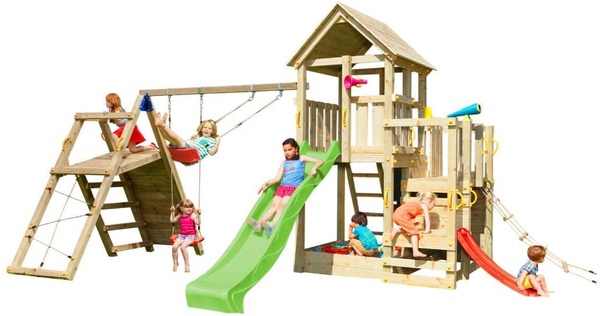 Parque Infantil Penthouse XL con Challenger Parque Infantil Penthouse XL con Challenger