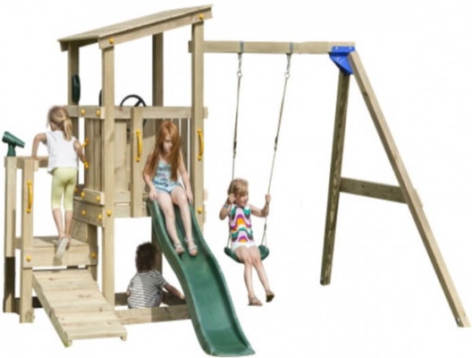 Parque Infantil con Columpio y Tobogan Mini Cascade M Masgames