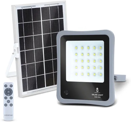 Foco Led con Panel Solar 50W 6500K