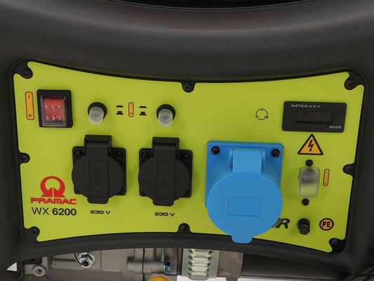 Generador Pramac WX6200ES arranque electrico apoyo placas solares