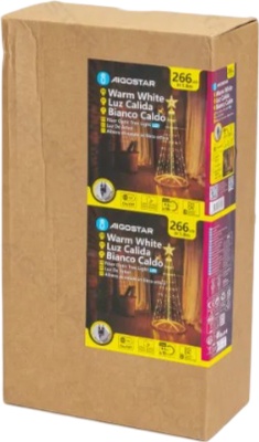 Arbol Navidad Cono Led Decorativo 1.8m Luz Calida Arbol Navidad Cono Led Decorativo 1.8m Luz Calida