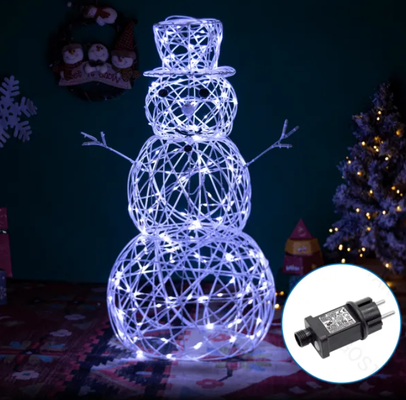 Mu�eco de Nieve Luces Led de Navidad 60 CM