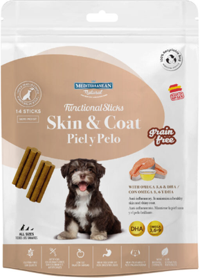 Funcional Sticks Perros 110 gr Pelo y Piel