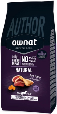 Pienso Perros Ownat Author  Pato Fresco 10 Kg