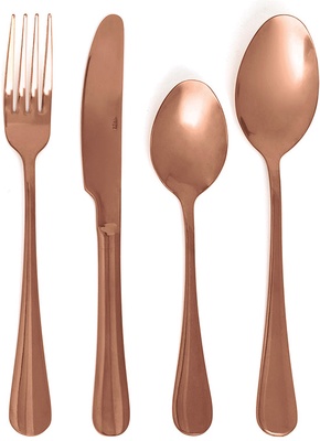 Set 24 Cubiertos Cobre Celebrart QD