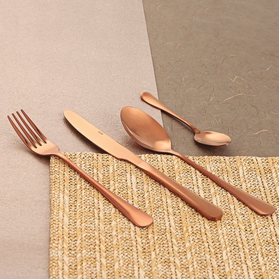 Set 24 Cubiertos Cobre Celebrart QD