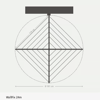 Tendedero Wallfix con Caja de Proteccion de Acero