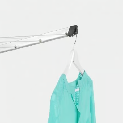 Tendedero Rotary Essential 4 Brazos 50 Metros Metallic Grey