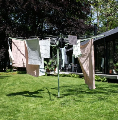 Tendedero Rotary Lift-O-Matic 4 Brazos 50 Metros Metallic Gray