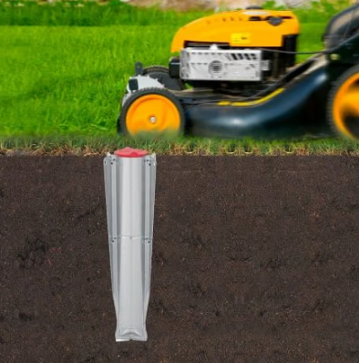 Tendedero Rotary Lift-O-Matic 4 Brazos 50 Metros Metallic Gray