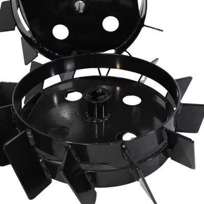 Kit Ruedas Metalicas y Aporcador Motocultor Garland Groover