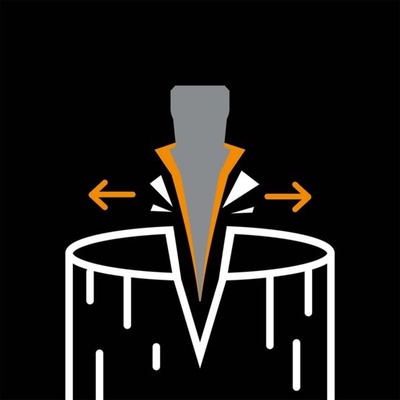 Hacha de Rajar X-series X32 Fiskars Hoja L