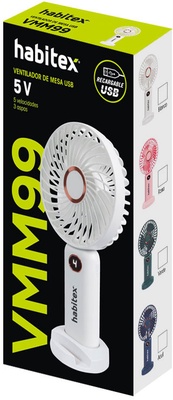 Ventilador de Mano Usb Blanco