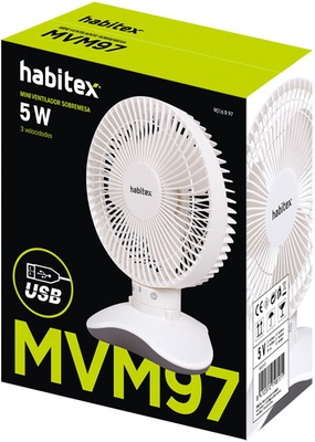 Mini Ventilador de Mesa 5V 5W