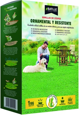 Semilla Cesped Ornamental y Resistente 1 kg