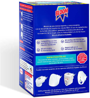 Bloom Insecticida Electrico Antimosquitos Recambio 45 Noches