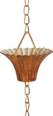 Cadena de Agua de Lluvia Chapada en Cobre