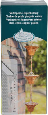 Cadena de Agua de Lluvia Chapada en Cobre