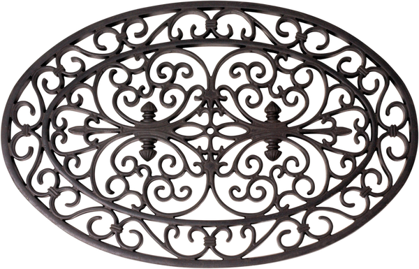 Felpudo de Goma Ovalado 70x46 cm