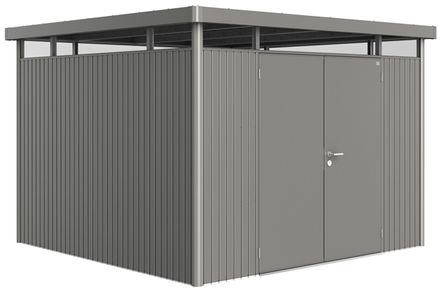 Caseta HighLine de chapa de acero 315 x 315 x 222 con doble puerta
