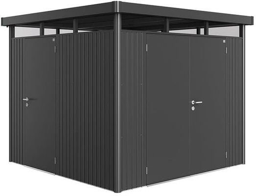 Puerta Adicional Gris Oscuro Para Caseta