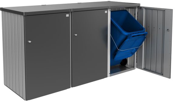 Contenedor Cubos Basura Alex Gris Cuarzo