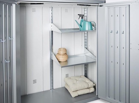 Armario Terraza Romeo L Plata 132 x 87 x 140