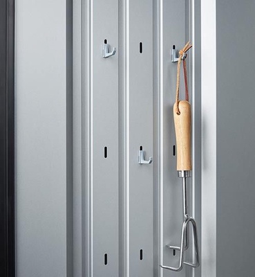 Armario Terraza Romeo L Gris Cuarzo 132 x 87 x 140