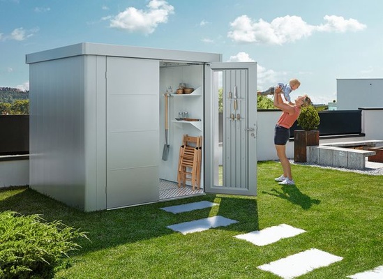 Caseta Neo 236 x 292 x 222 Plata Doble Puerta